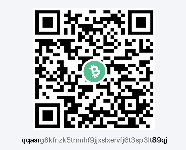 qrcode for the wallet address